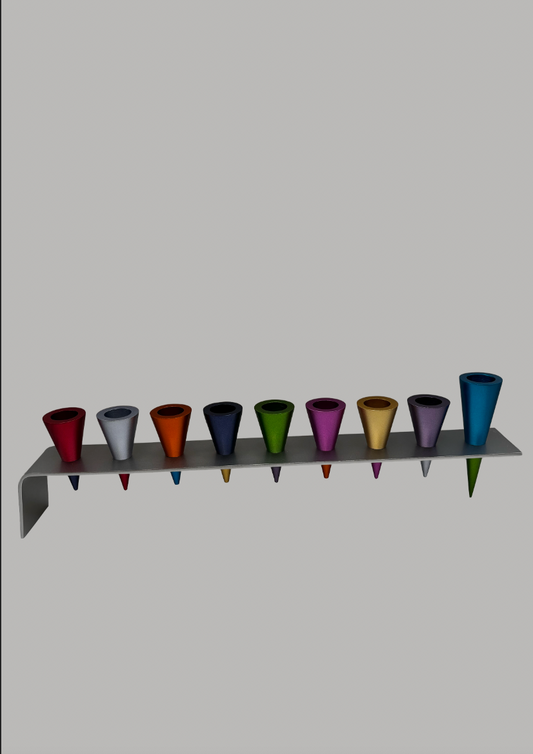 Hanoukia design multicolor