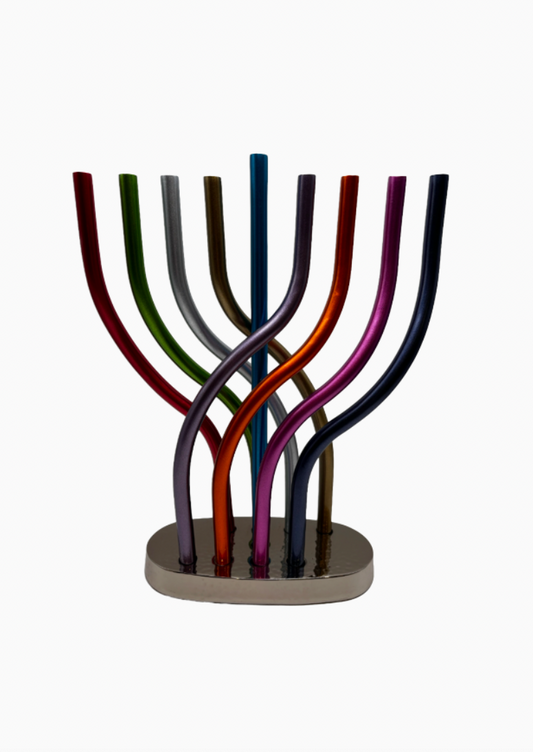 Grande Hanoukia multicolore "Emanuel"