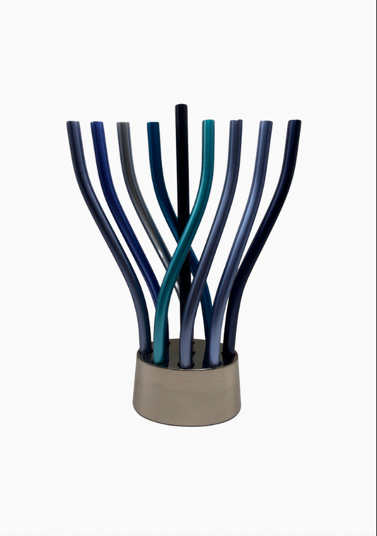 Hanoukia bleue "Emanuel"