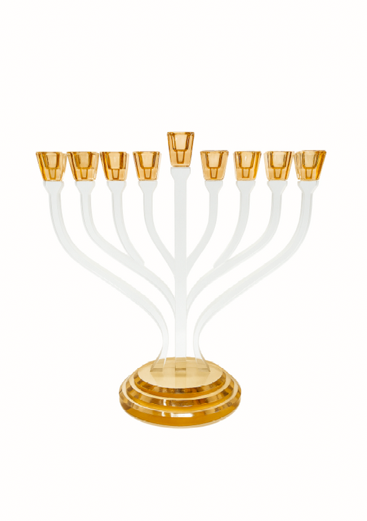Hanoukia en verre acrylique