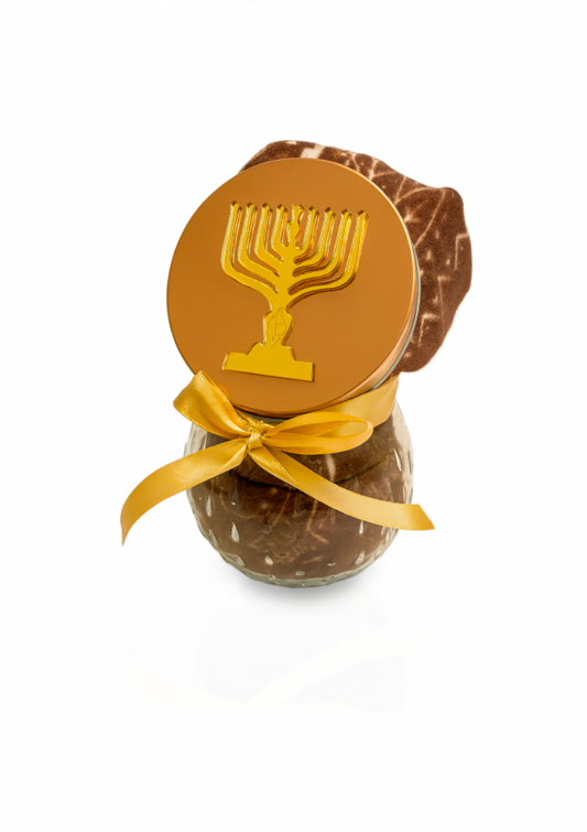 Gift Hanouka écharpe marron