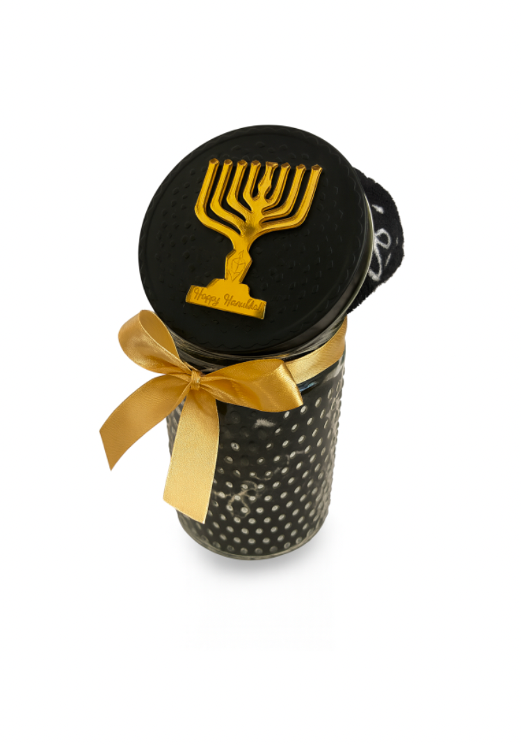 Gift Hanouka écharpe noire