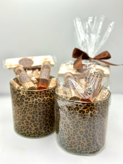 MODÈLE Candle Léopard