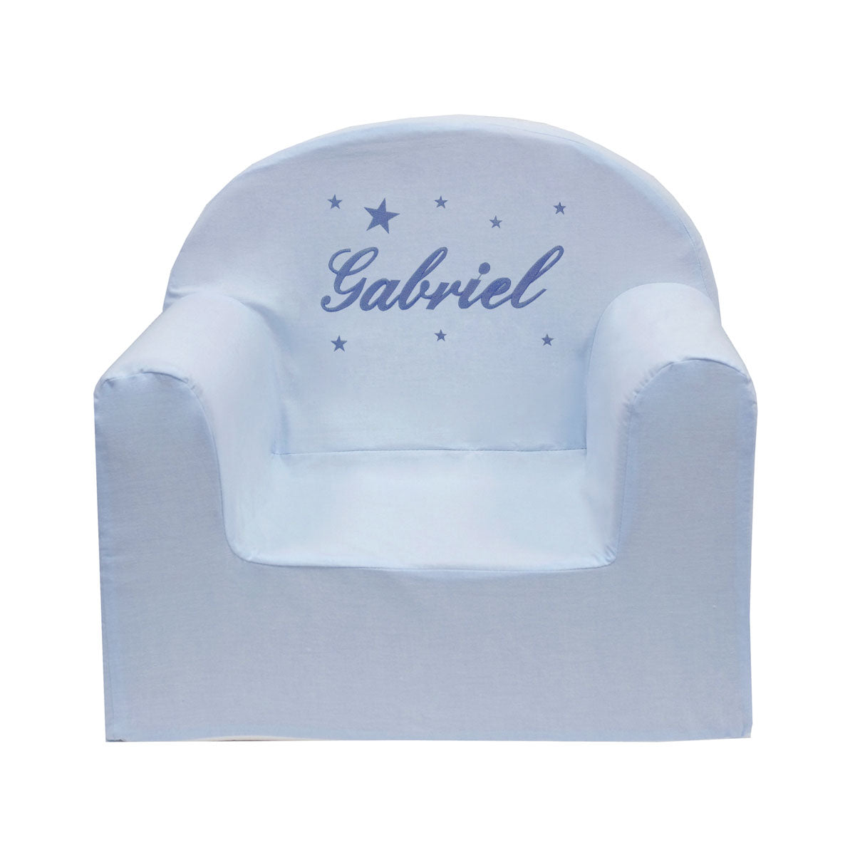 Fauteuil Club Bleu Personnalisé